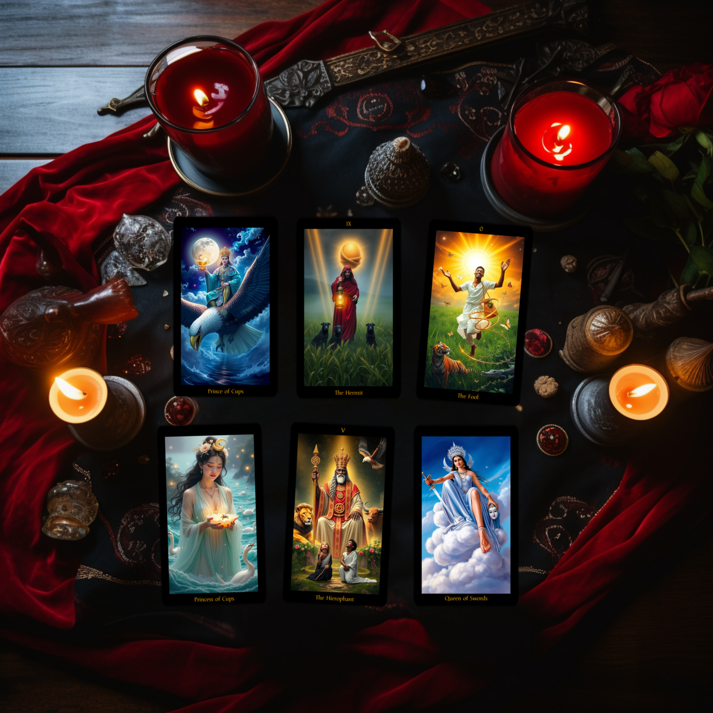 Living Oracle Tarot Cards with App