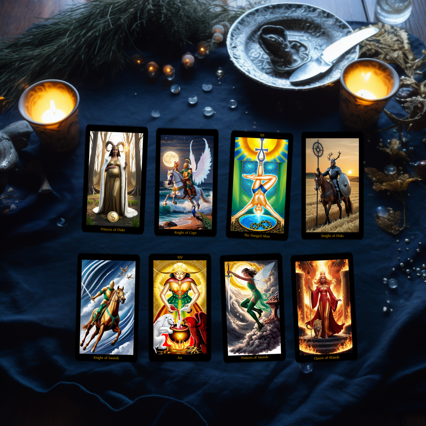 Living Oracle Tarot Cards with App