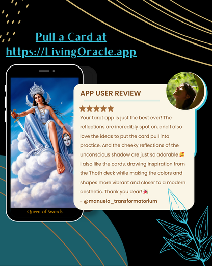 Living Oracle Tarot Cards with App