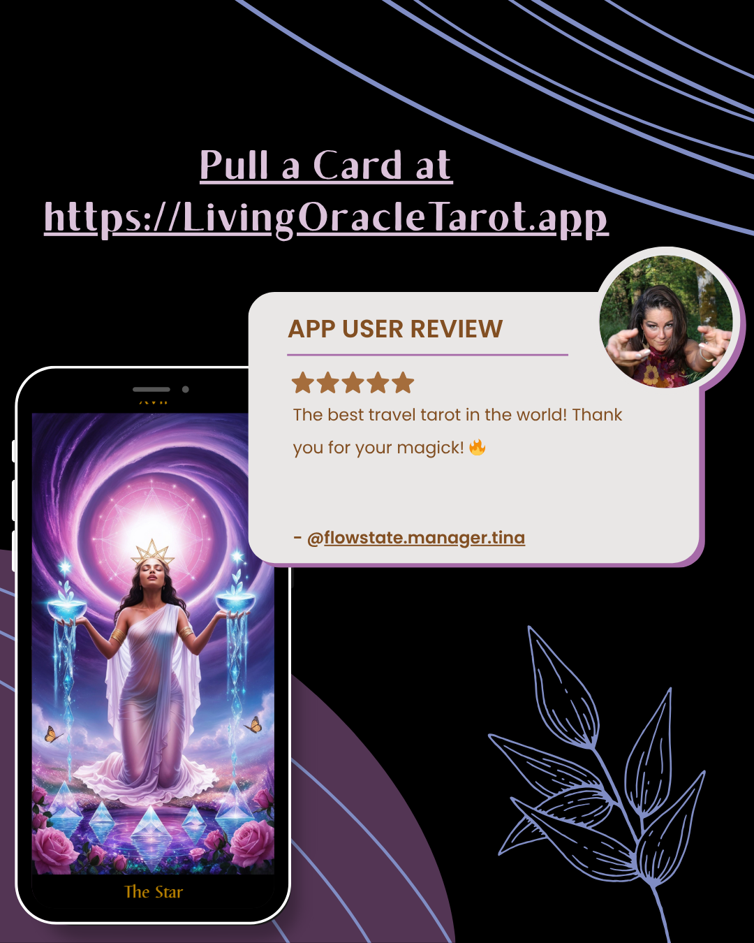 Living Oracle Tarot Cards with App