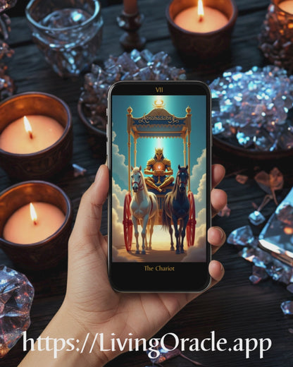 Living Oracle Tarot Cards with App